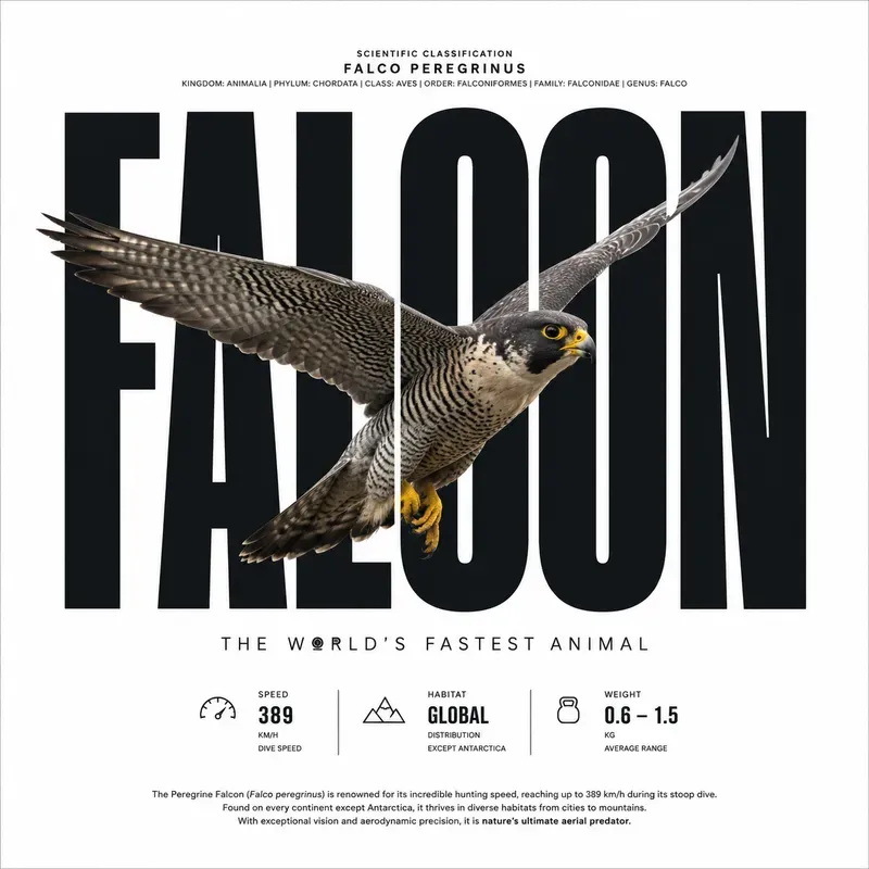 Bold Typography Wildlife Posters