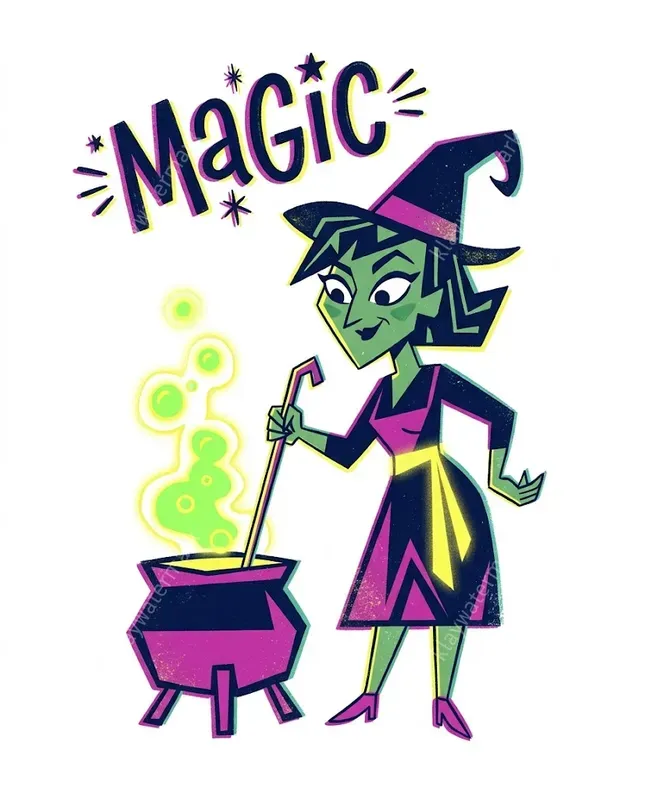 Retro Mid Century Halloween