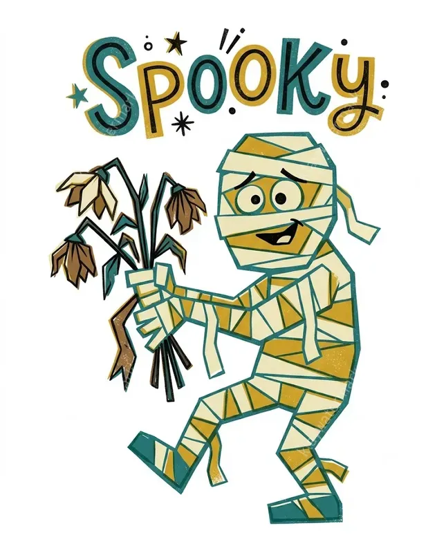 Retro Mid Century Halloween