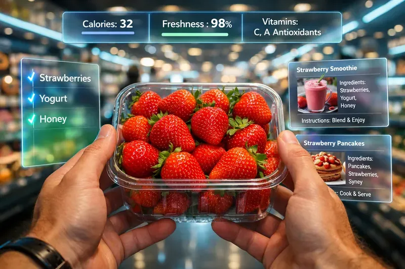 Futuristic Supermarket Ar Scans