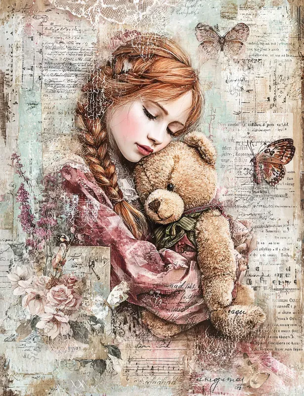 Soft Spring Art Junk Journal Ephemera