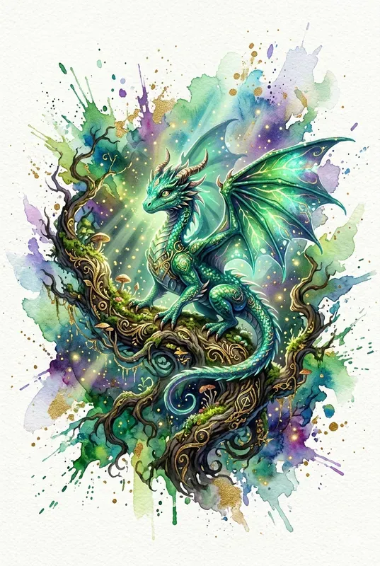 Whimsical Mythic Ethereal Splashes