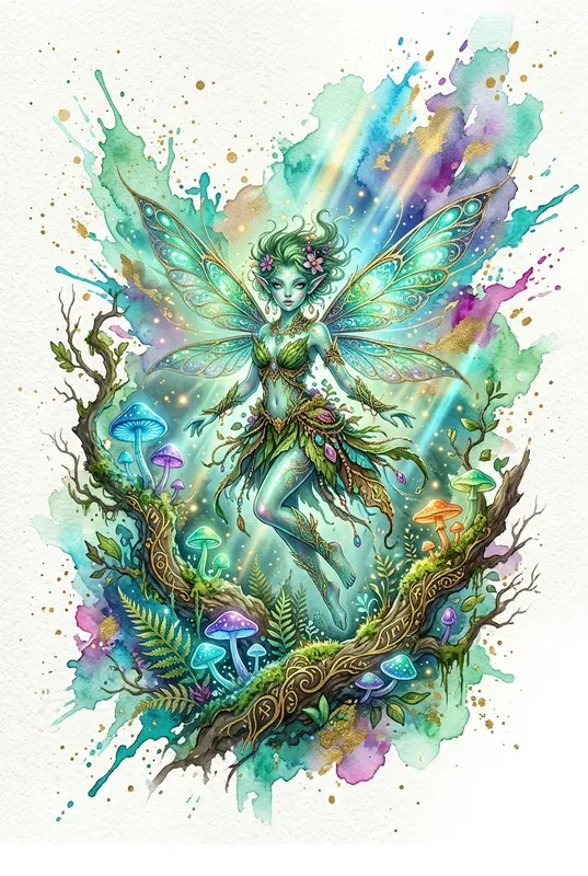 Whimsical Mythic Ethereal Splashes
