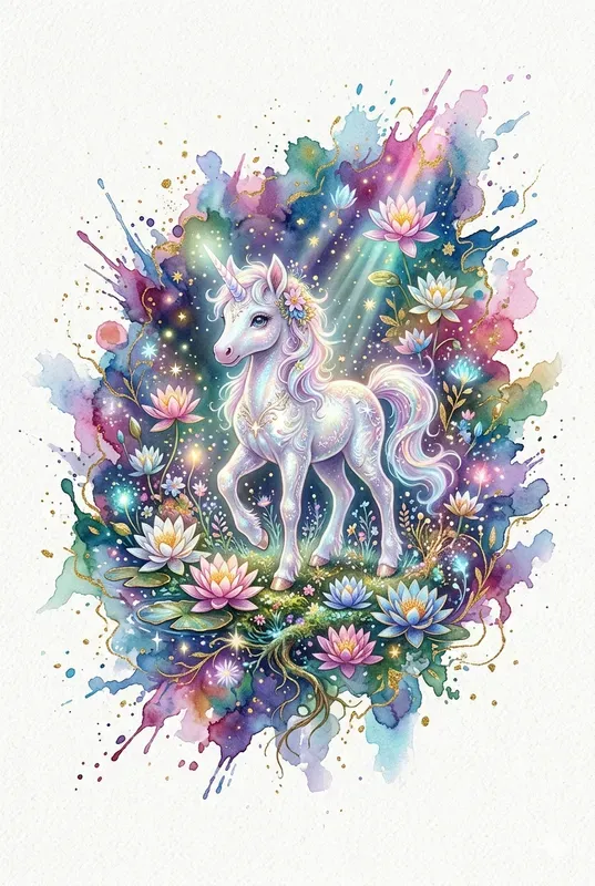 Whimsical Mythic Ethereal Splashes
