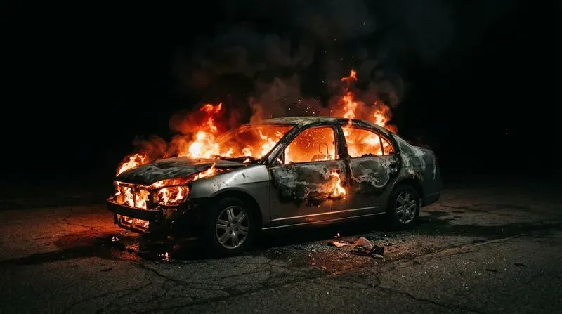 Cinematic Nighttime Infernos