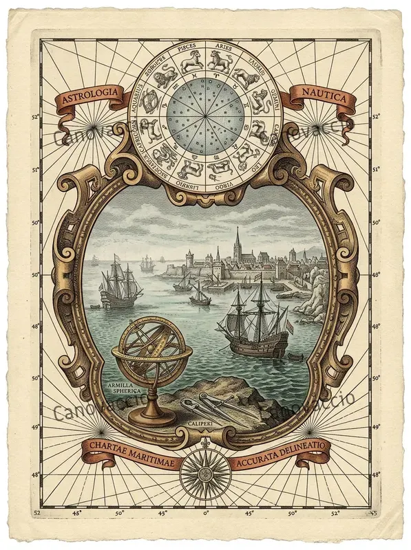 Vintage Nautical Chart Art Prints