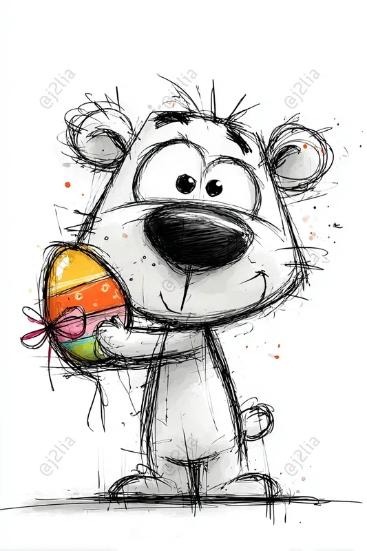 Cute Easter Baby Animals Clipart