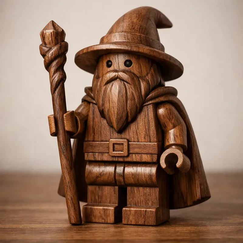 Wooden Lego Legends Collections