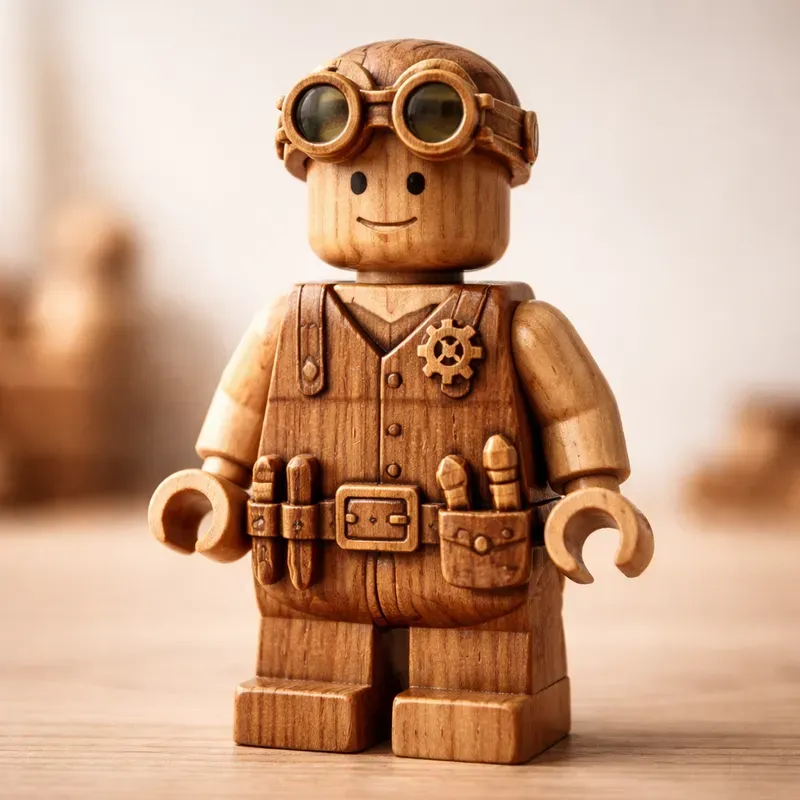 Wooden Lego Legends Collections