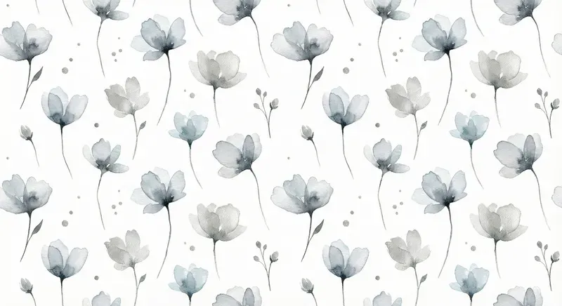 Seamless Watercolor Floral Pattern Prompts
