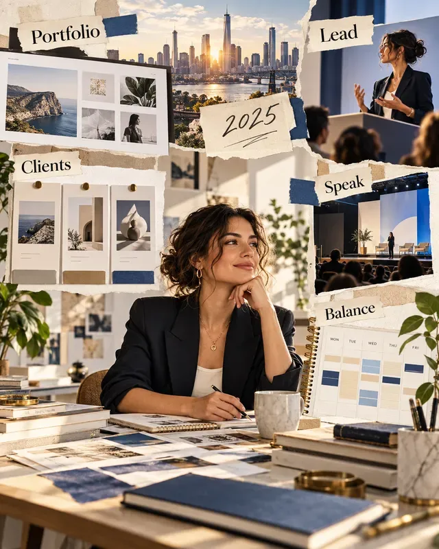 Personal Vision Board Goal Collages
