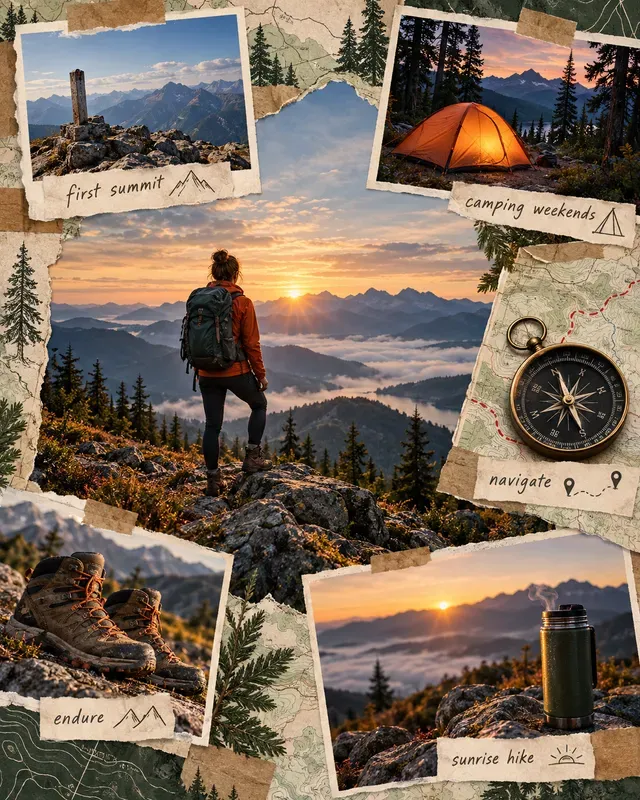 Personal Vision Board Goal Collages