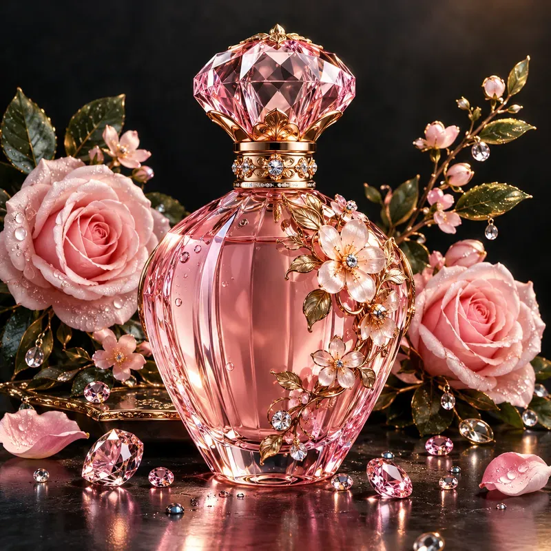 Luxury 3D Floral Script Art