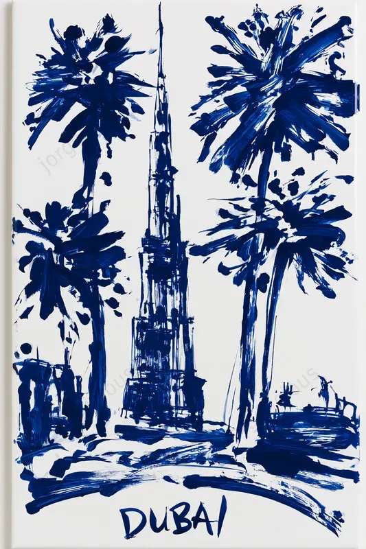 Blue Ink Travel Posters