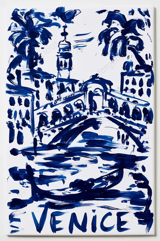 Blue Ink Travel Posters