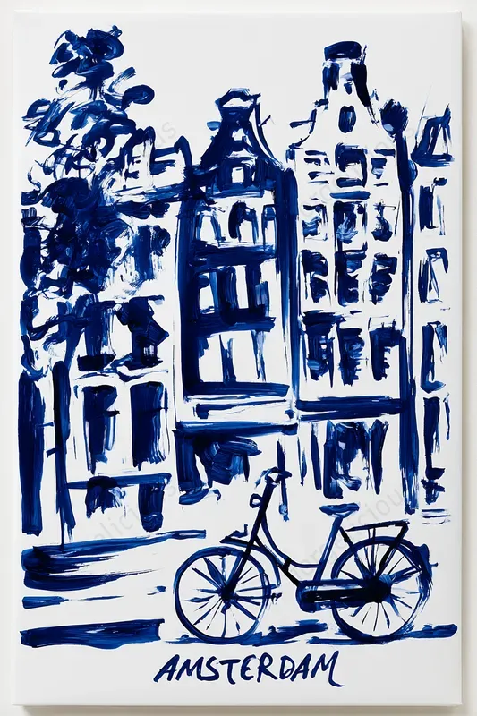 Blue Ink Travel Posters