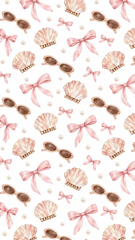 California Slow Life Seamless Patterns