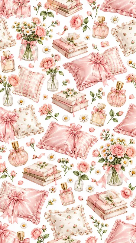 California Slow Life Seamless Patterns