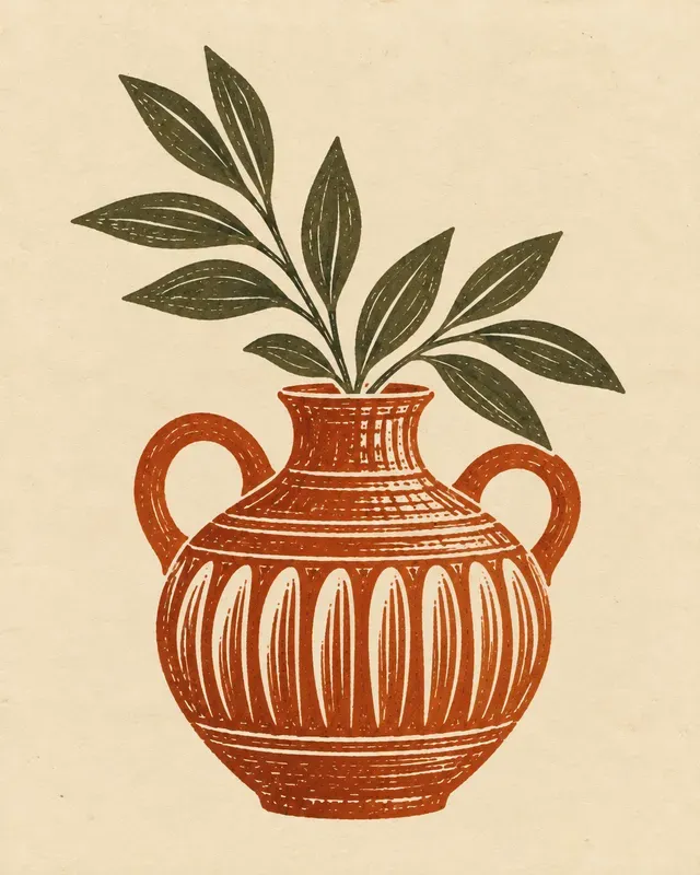 Midcentury Block Print Gallery Sets