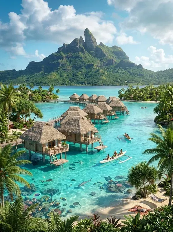 Cinematic 3D Travel Posters
