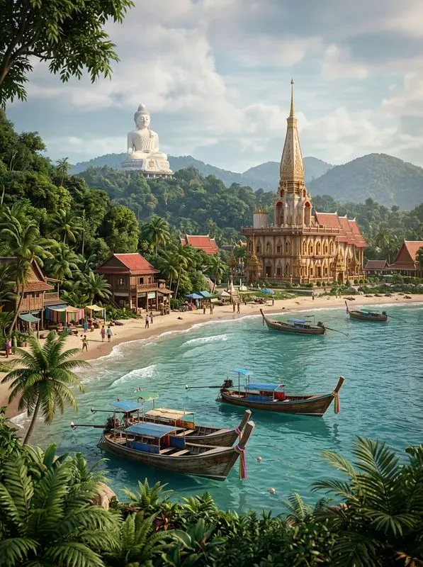 Cinematic 3D Travel Posters