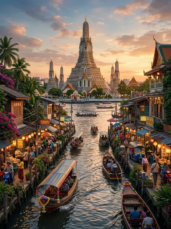 Cinematic 3D Travel Posters