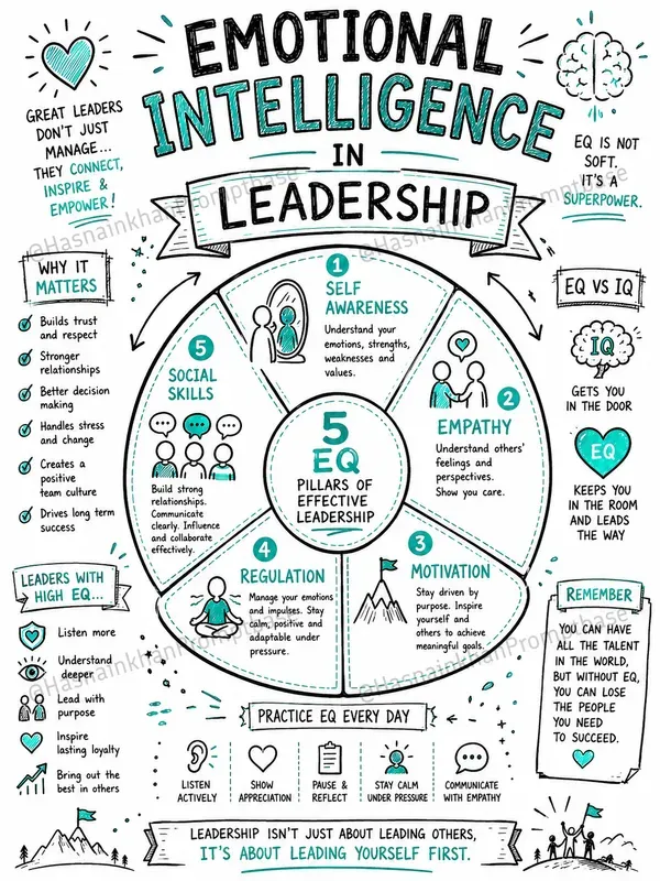 Hand Drawn Leadership Team Managements