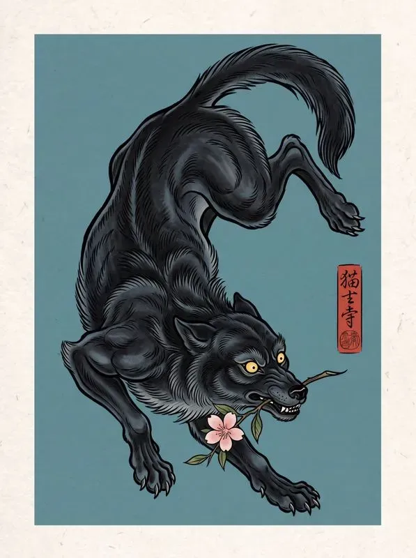 Traditional Japan Animal Paintings