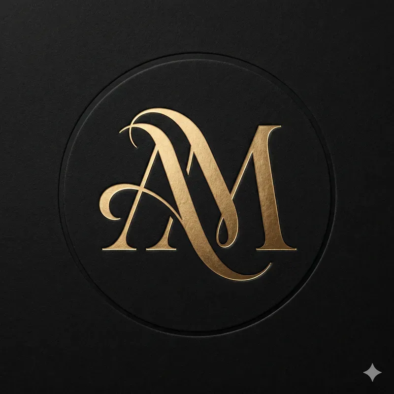 Luxury Metallic Monogram Logos