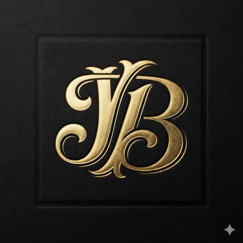 Luxury Metallic Monogram Logos