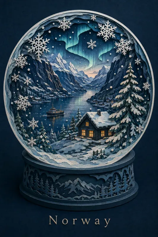Layered Papercut World Diorama Art