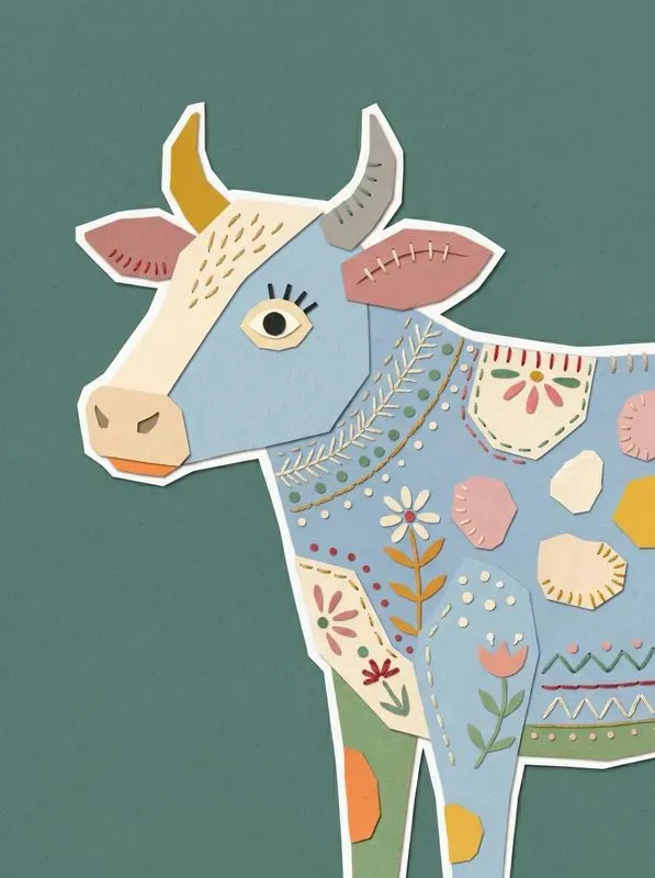 Papercraft Folkart Illustrations