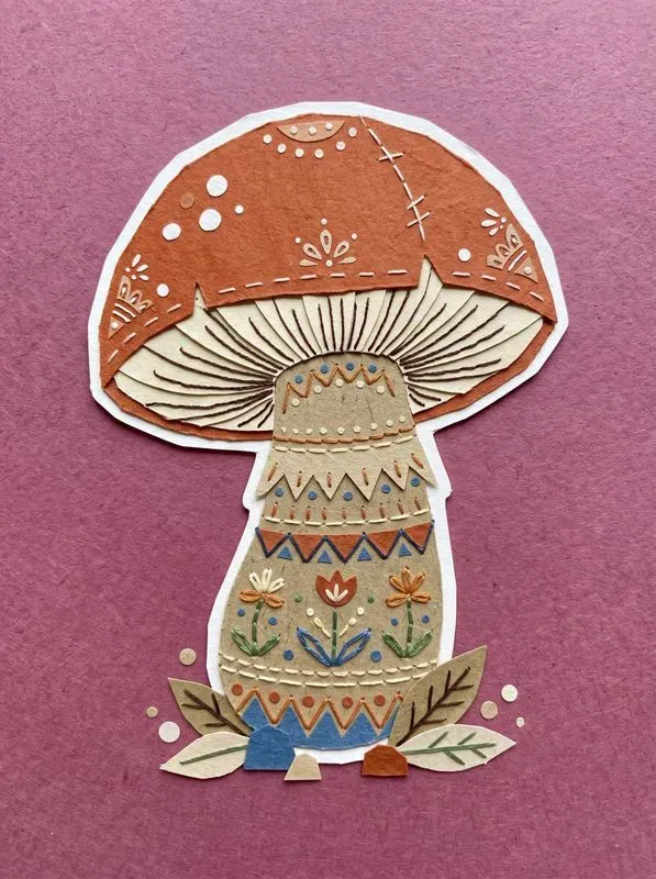 Papercraft Folkart Illustrations