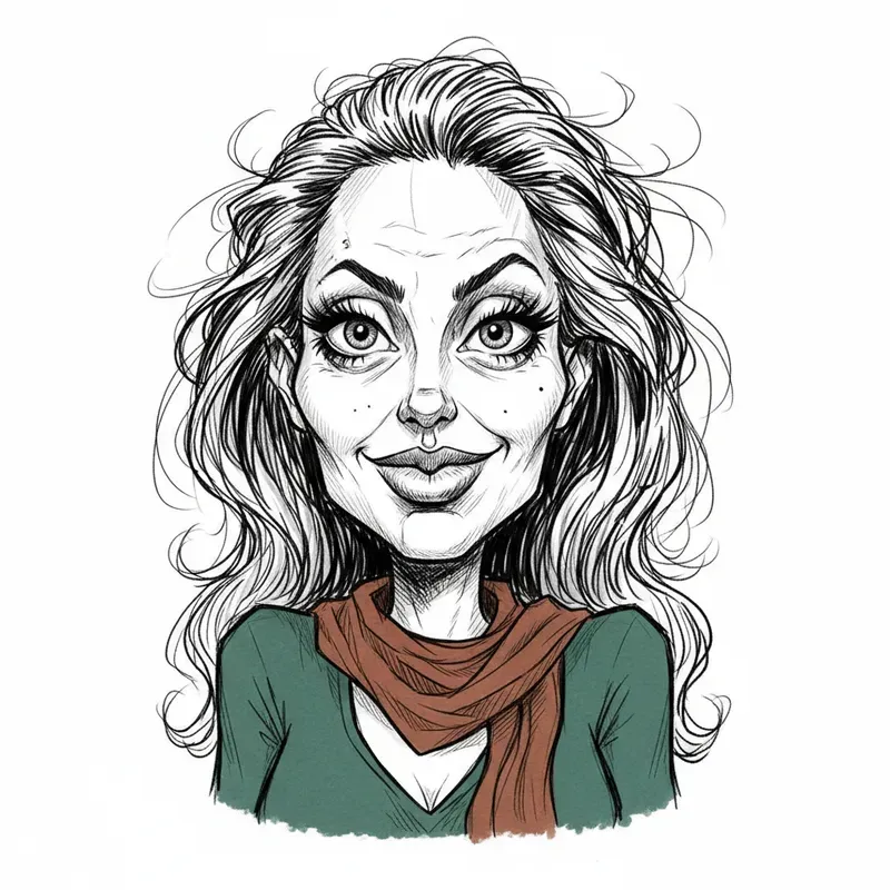 Hyper Expressive Caricature Illustrations