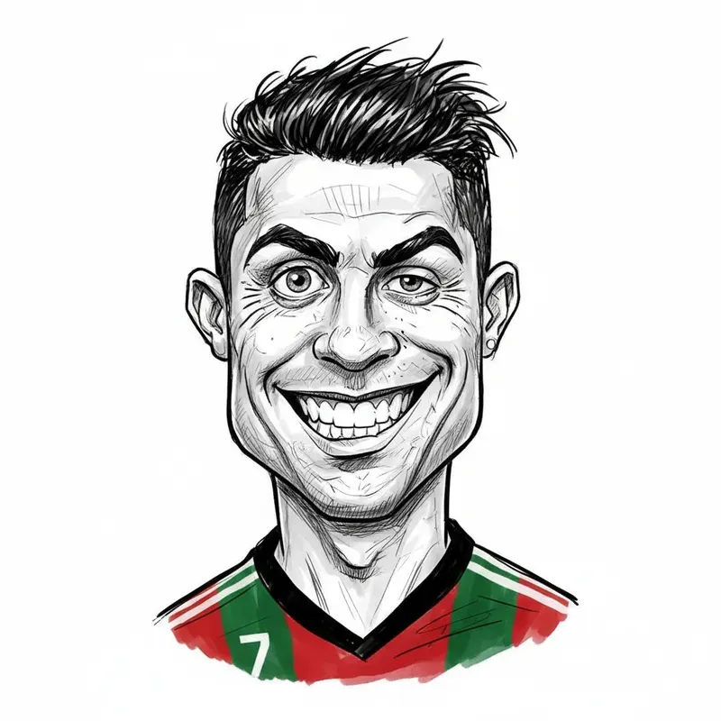 Hyper Expressive Caricature Illustrations