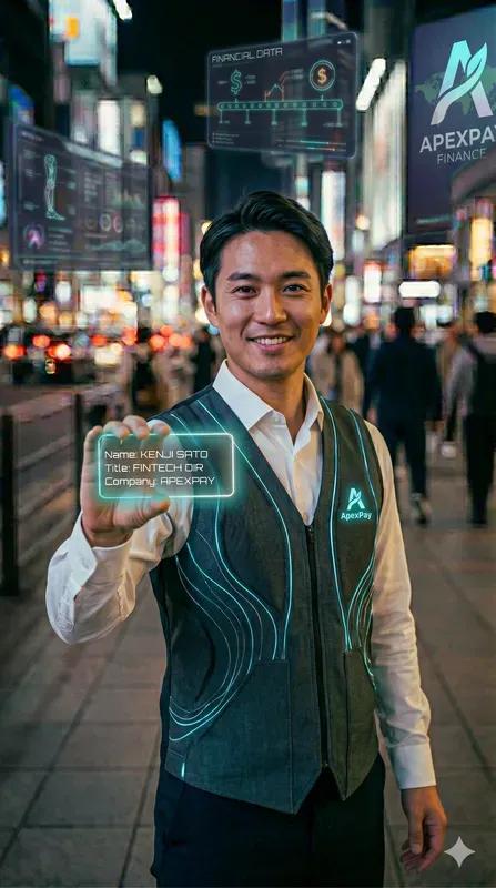 Cyberaesthetic Neon Business Cards