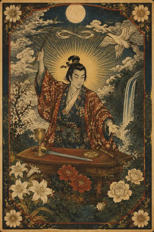 Ukiyoe Tarot Card Generator