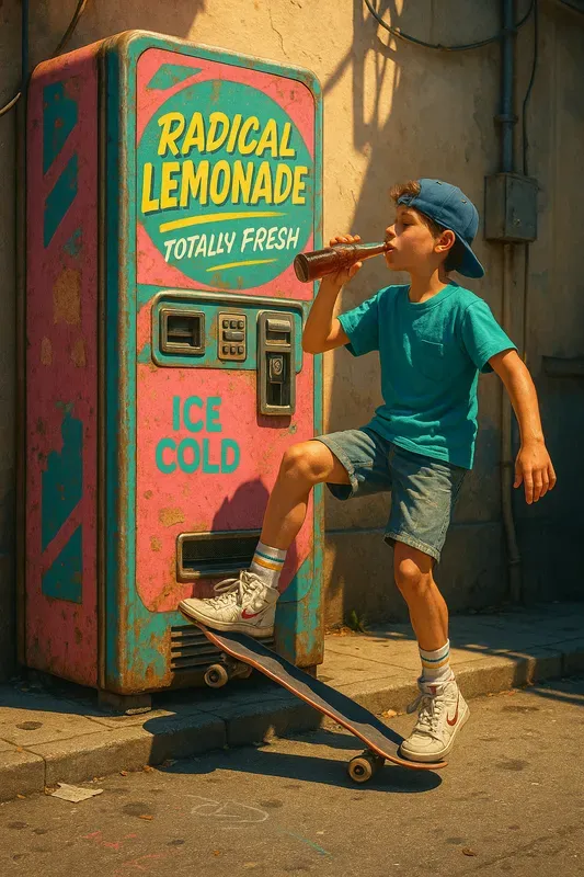 Sunlit Retro Streets