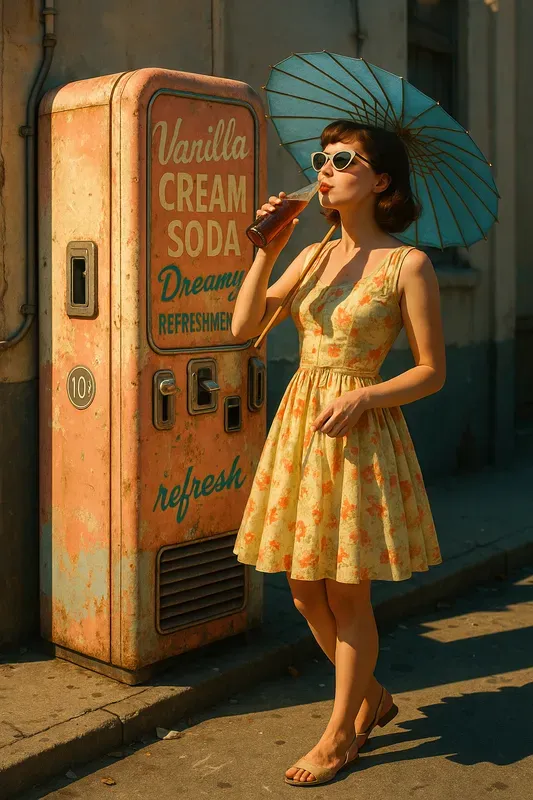 Sunlit Retro Streets