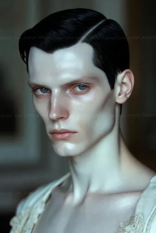 Cinematic Porcelain Gentleman Portraits