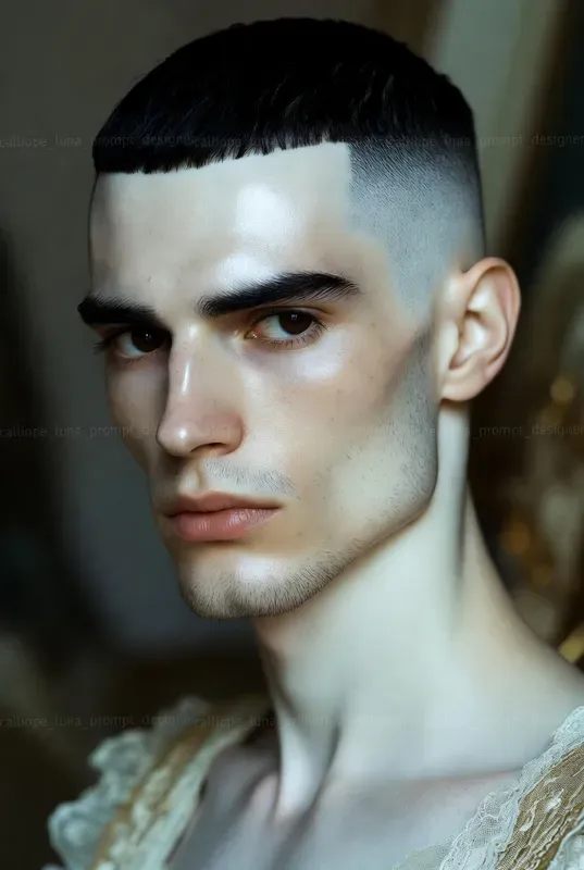 Cinematic Porcelain Gentleman Portraits