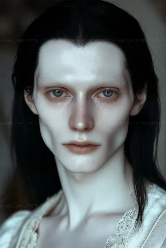 Cinematic Porcelain Gentleman Portraits