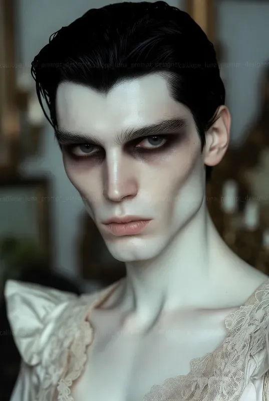 Cinematic Porcelain Gentleman Portraits