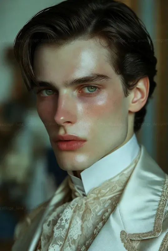 Cinematic Porcelain Gentleman Portraits