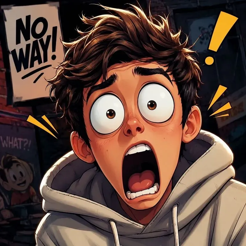 Cartoon Shock Reactions