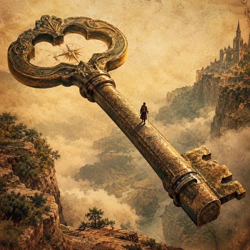 Surreal Symbolic Scale Art