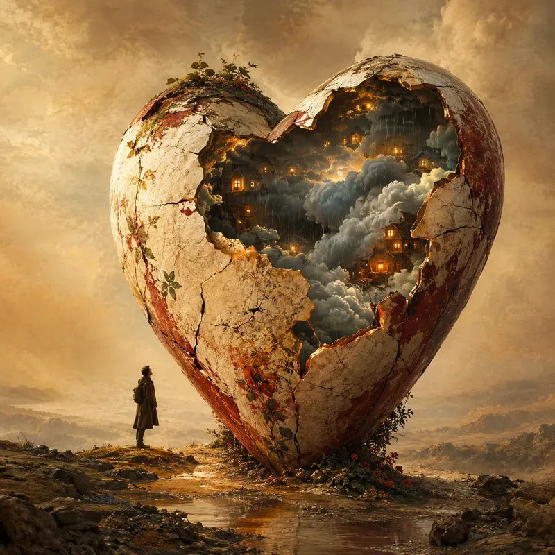 Surreal Symbolic Scale Art