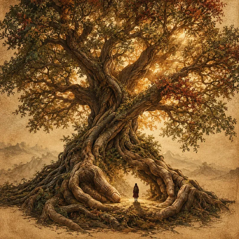 Surreal Symbolic Scale Art