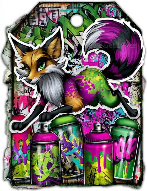 Graffiti Girl Product Tags