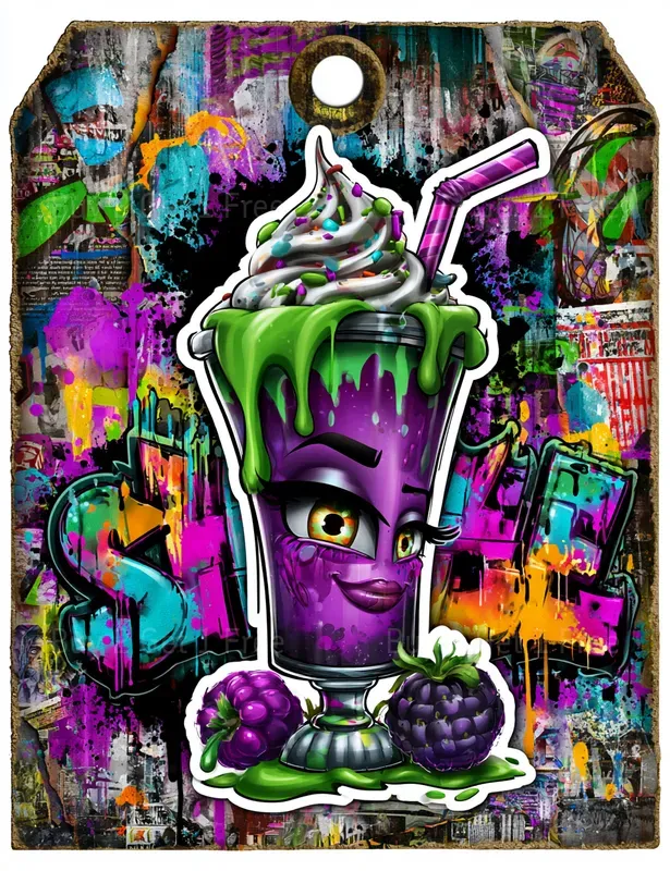 Graffiti Girl Product Tags
